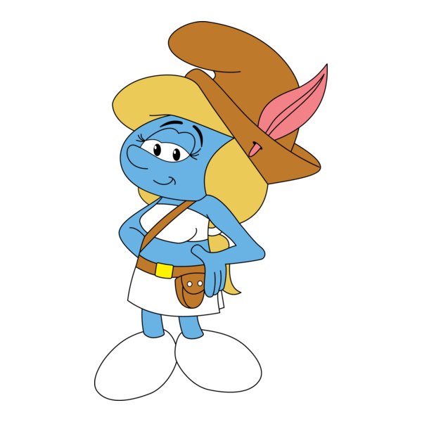 Smurfette Logo PNG Vector