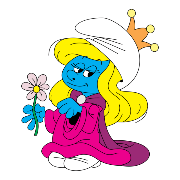 Smurfette Logo PNG Vector