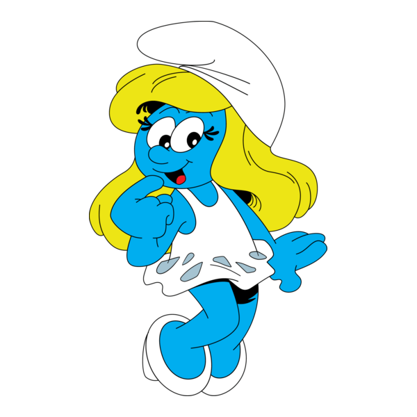 Smurfette Logo PNG Vector