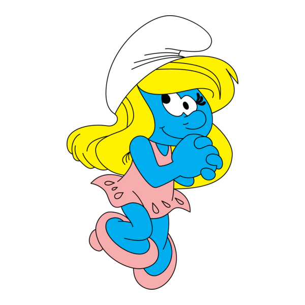 Smurfette Logo PNG Vector