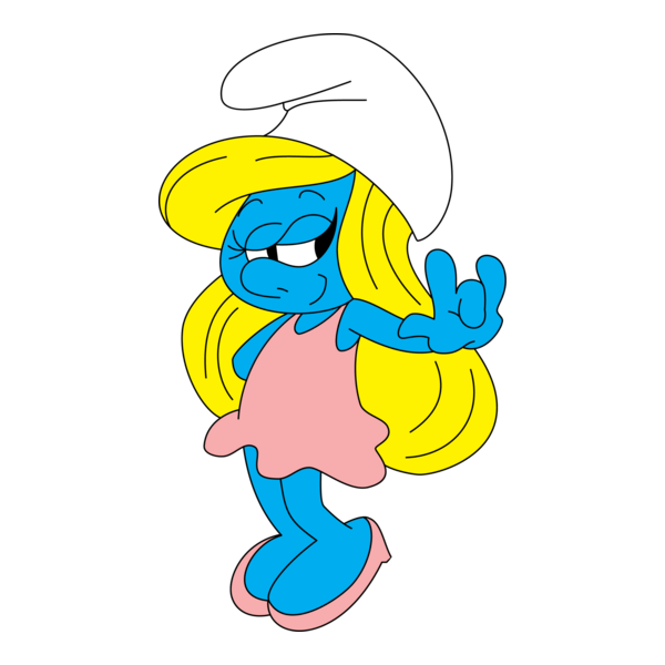 Smurfette Logo PNG Vector