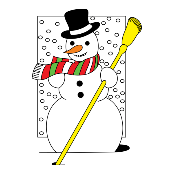 Snowman Logo PNG Vector