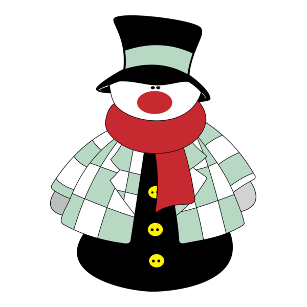 Snowman Logo PNG Vector