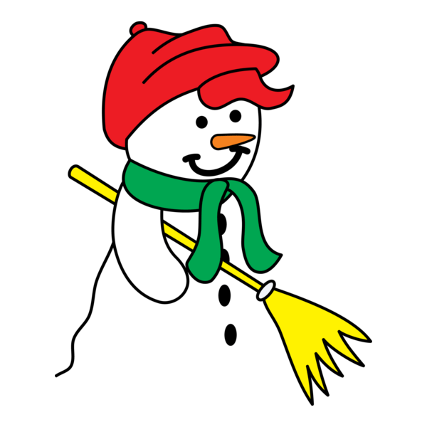 Snowman Logo PNG Vector