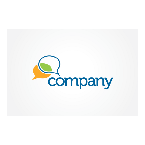 Speech Bubbles Logo PNG Vector