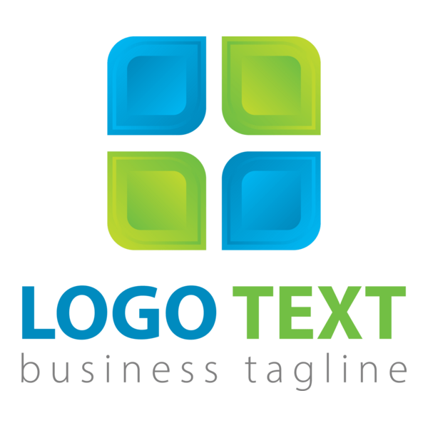 Square Business Logo PNG Vector
