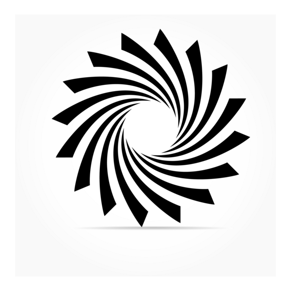 SWIRLING SHAPE Logo PNG Vector