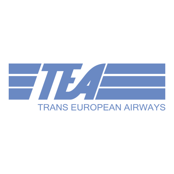 TEA Trans European Aiways Logo PNG Vector