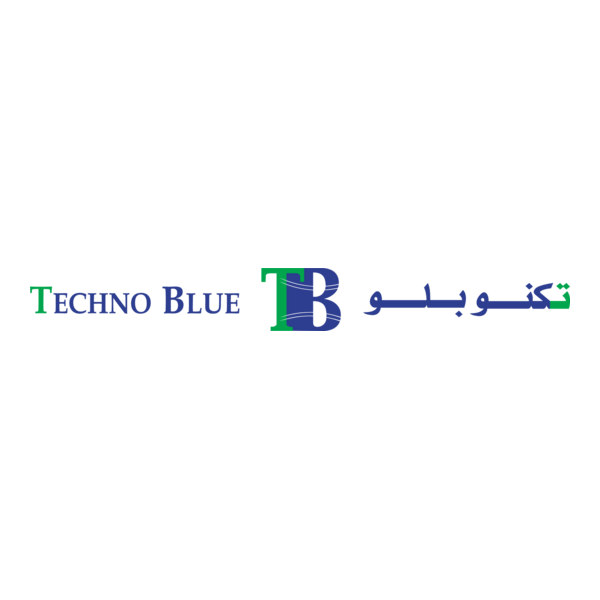 Techno Blue Logo PNG Vector