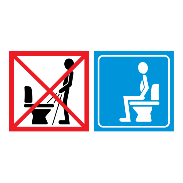 Toilet Logo PNG Vector
