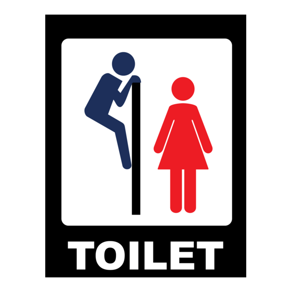 Toilet Logo PNG Vector