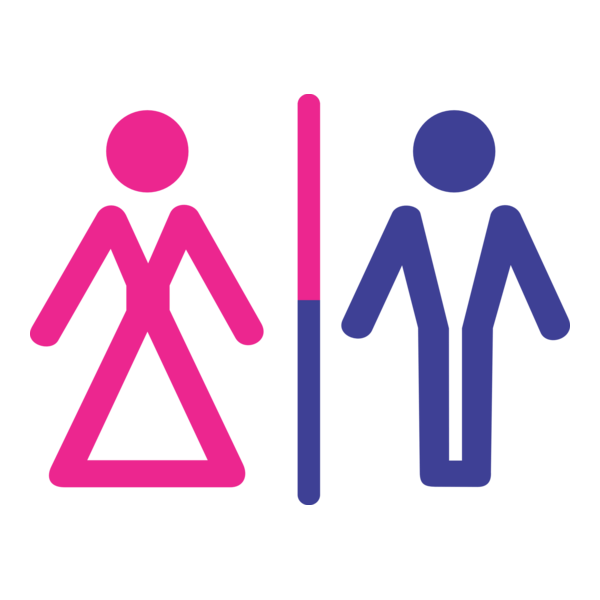 toilete man and woman Logo PNG Vector