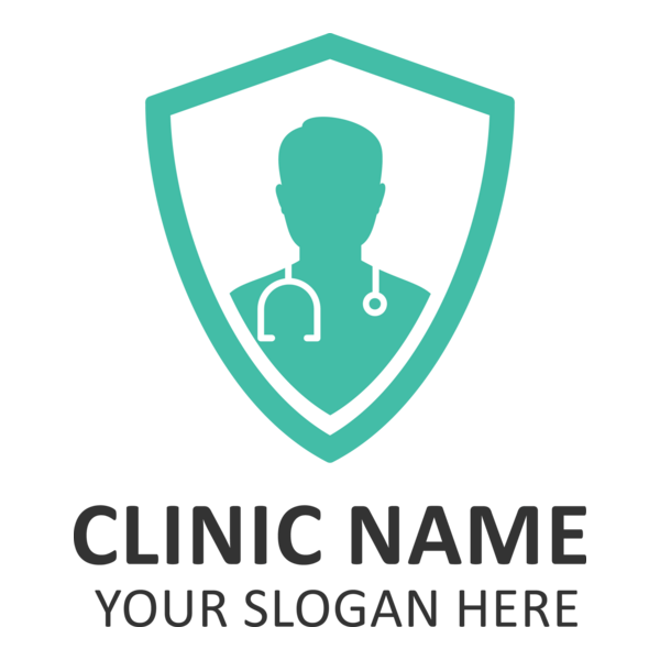 Turquoise Hospital Logo PNG Vector