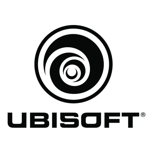 Ubisoft Black and White Logo PNG Vector