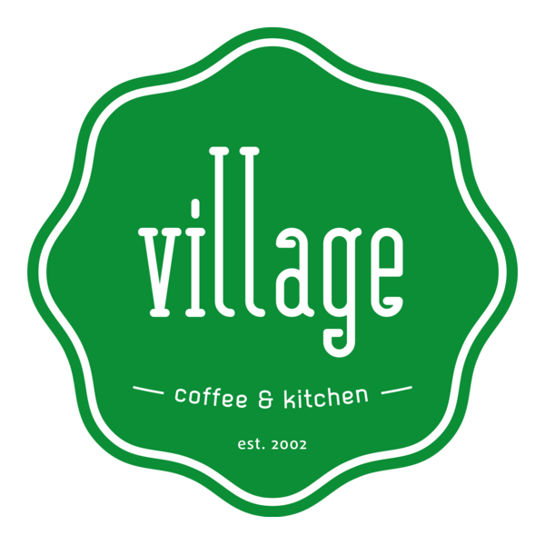 Village Coffee & Kitchen Logo PNG Vector