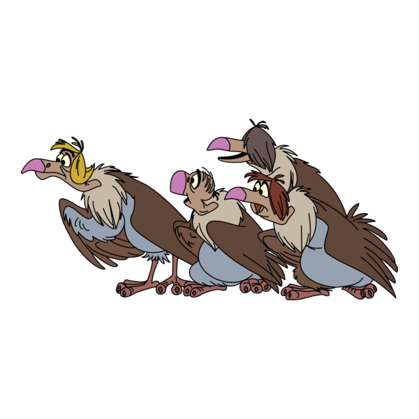 Vultures jungle book Logo PNG Vector