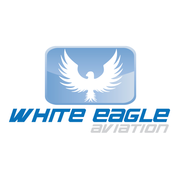 White Eagle Aviation Logo PNG Vector