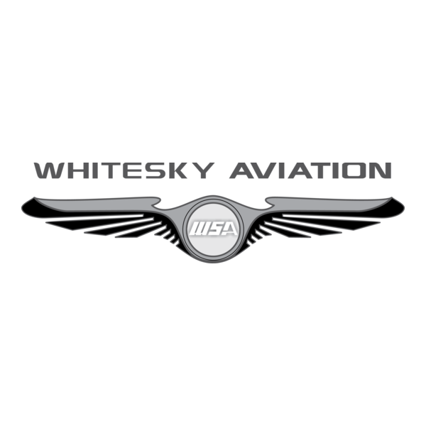 White sky aviation Logo PNG Vector