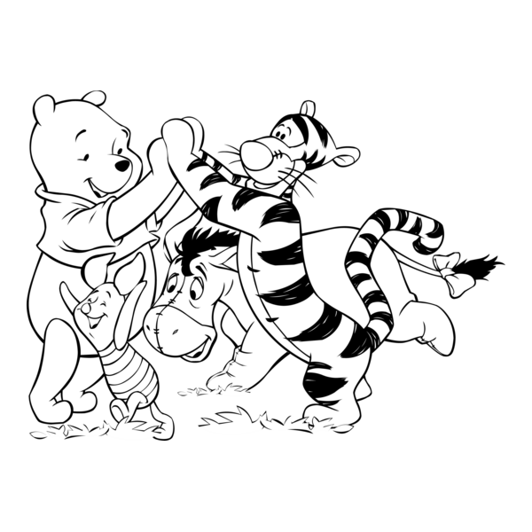 Winnie the Pooh Logo PNG Vector