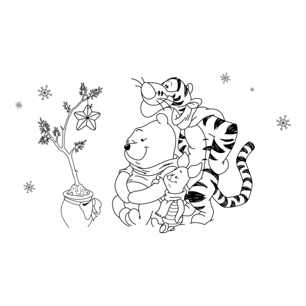 Winnie the Pooh Logo PNG Vector