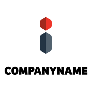 3D i Logo PNG Vector