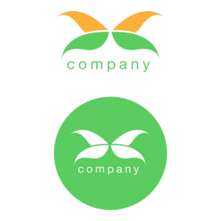 Abstract Butterfly Logo PNG Vector