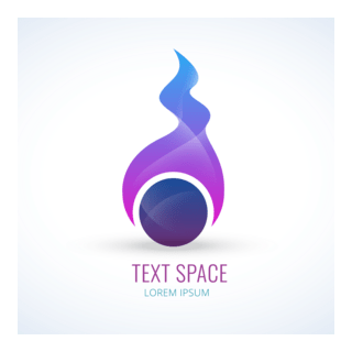 Abstract purple tones Logo PNG Vector