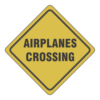 Airplains crossing Logo PNG Vector