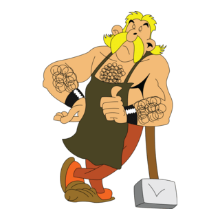 Asterix Hoefnix Logo PNG Vector