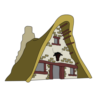 Asterix Hut Logo PNG Vector