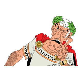 Asterix Julius Caesar Logo PNG Vector
