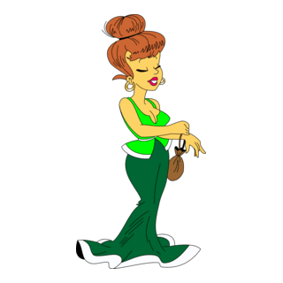 Asterix Miss Nestorix Logo PNG Vector