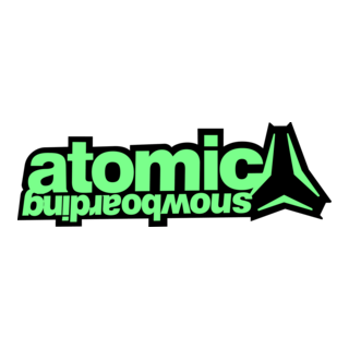 Atomic snowboarding Logo PNG Vector