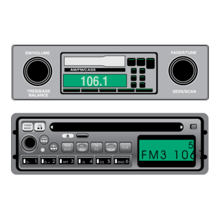 Autoradio Logo PNG Vector