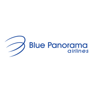 Blue Panorama Airlines Logo PNG Vector