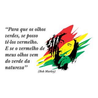 BOB MARLEY FRASE Logo PNG Vector