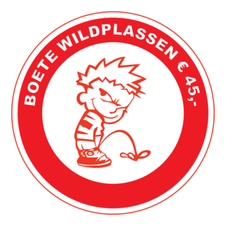 Boete wildplassen Logo PNG Vector