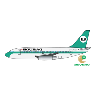 Bouraq Airlines Logo PNG Vector