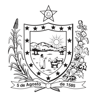 Brasao do Estado da Paraiba Vazado Logo PNG Vector