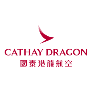 Cathay Dragon Logo PNG Vector