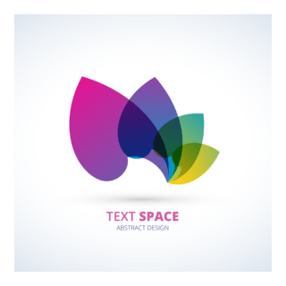 Colorful Petals Logo PNG Vector