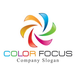 Colorful Spiral Logo PNG Vector