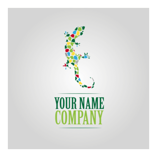 Colors gecko Logo PNG Vector