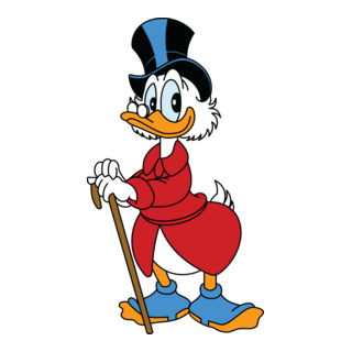 Dagobert Duck Logo PNG Vector