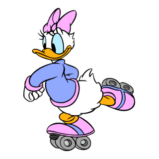 Daisy Duck Logo PNG Vector