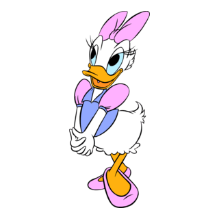 Daisy Duck Logo PNG Vector