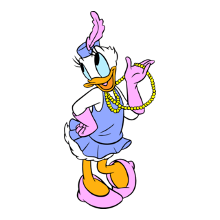 Daisy Duck Logo PNG Vector