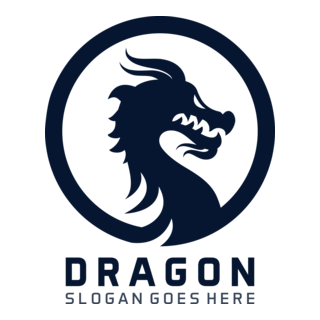 Dragon Logo PNG Vector