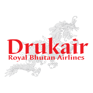 Drukair Royal Bhutan airlines Logo PNG Vector