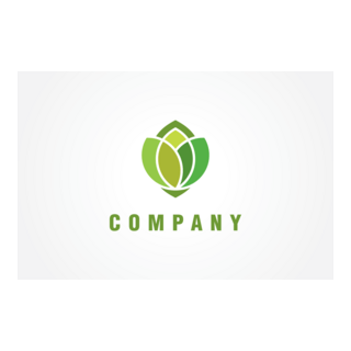 Four Leaves Logo PNG Vector